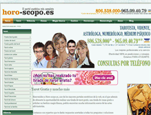 Tablet Screenshot of horo-scopo.es